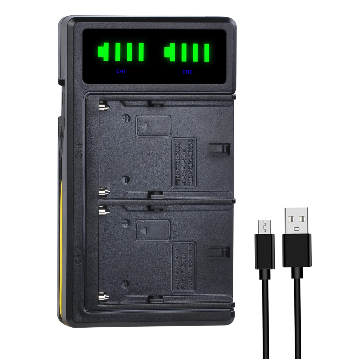 Camera Battery DuraPro 2600mAH NP-F550 NP-F570 Camera Battery + LED USB Dual Charger for Sony CCD-RV100 CCD-TR517 CCD-TR516 for LED Video Light