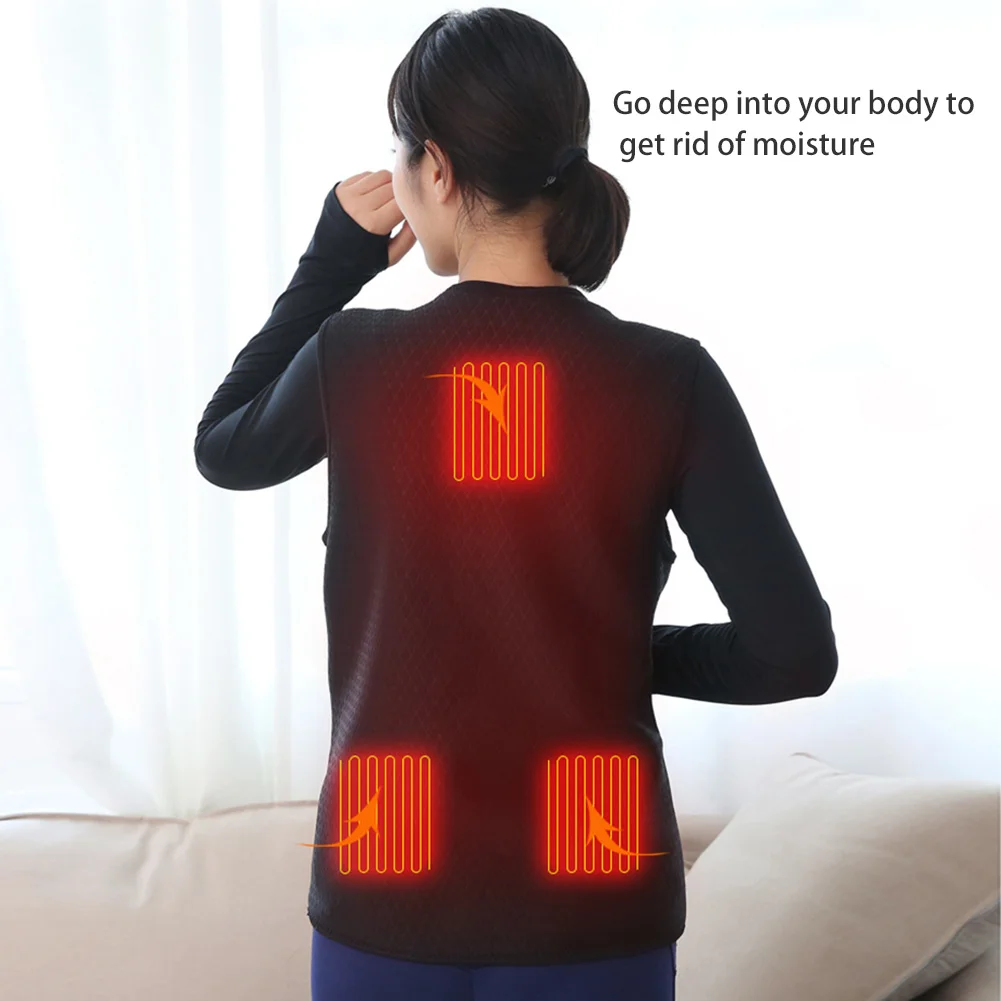 USB инфракрасный тепловой жилет куртка для женщин Спорт на открытом воздухе