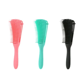 

3 Pcs Detangling Brush Hair Combing Brush Detangle with Wet/Dry/Curly/Coily Natural Hair