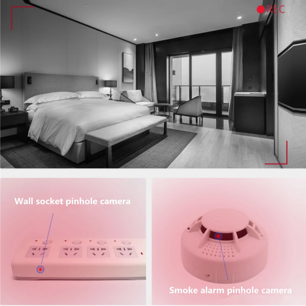 Xiaomi Smoovie многофункциональный инфракрасный детектор для отеля Противоугонная съемка инфракрасное сканирование звук и светильник для путешествий сигнализация