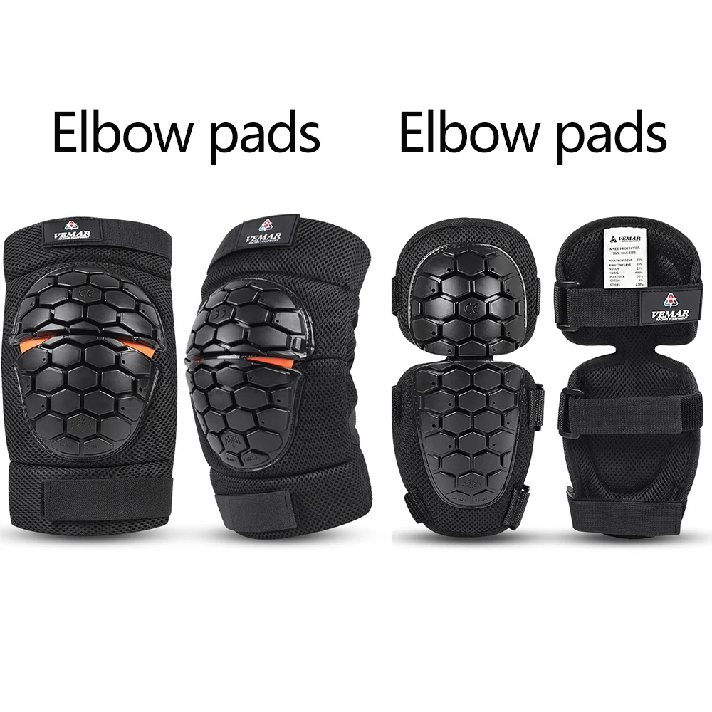 

Motorcycle Knee Elbow Breathable Slip Resistant Shock-Resistant Shock Absorption Four Seasons Wind-Resistant Thermal Shock-Resis