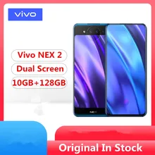 Мобильный телефон vivo NEX 2 с двойным экраном 6,3" 10 Гб 128 ГБ snapdraon 845 Android 9 celular 4G камера 12MP сотовые телефоны