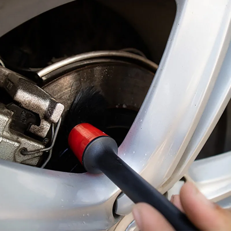 Чистящие Инструменты полная чистка автомобиля щетка натуральный кабан скребок автомобильный колеса приборной панели-аксессуары для укладки