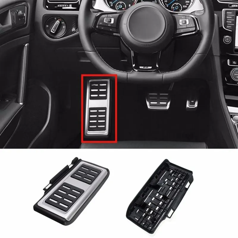 4 шт MT автомобильные педали нескользящие для VW Golf 7 VII GTi MK7 Подножка педаль Защитная автоматическая коробка передач резиновая защита педали