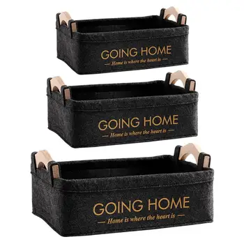 

3Pcs Snack Food Basket Nordic Style Basket for Office Kitchen Home