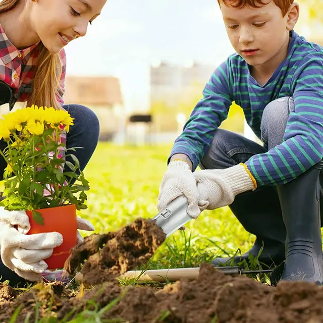 Automatikus Transzplanter Izzó Ültetvényes Kanyar Ingyenes Szerszám Izzók Talajának Felszabadításához Az Újratöltési Lyuk Mélységjelzője - Image 4