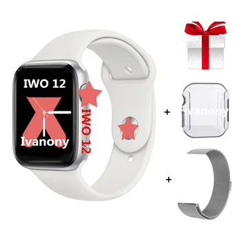 

Smart Watch IWO 12+Steel Strap+Film ECG Heart Rate Monitor IWO12 Smartwatch 1:1 Smart Clock Upgrade IWO 8 For Android Iphone
