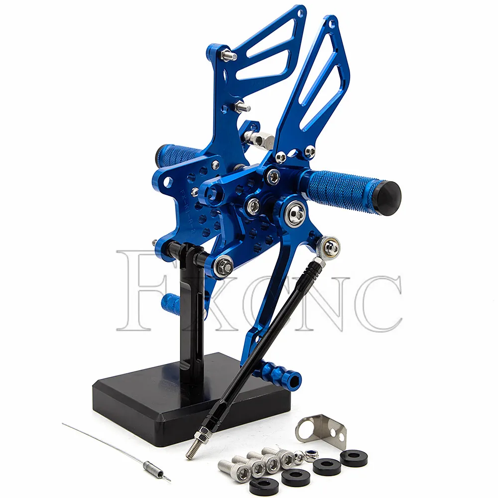 CNC Алюминиевые Регулируемые мотоциклетные задние наборы, задний набор, подножки, педаль, Подножка для SUZUKI SV650 SV650S SV1000/s GSXR 600 750 1000