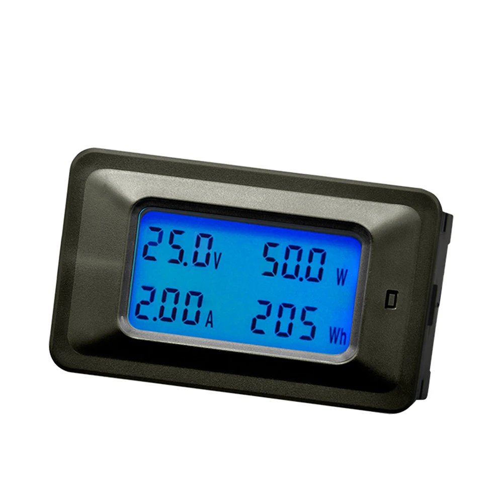 PC05-100A ЖК-дисплей DC 8-100 в измеритель мощности тока тестер 100A 4 в1 цифровой вольтметр Амперметр