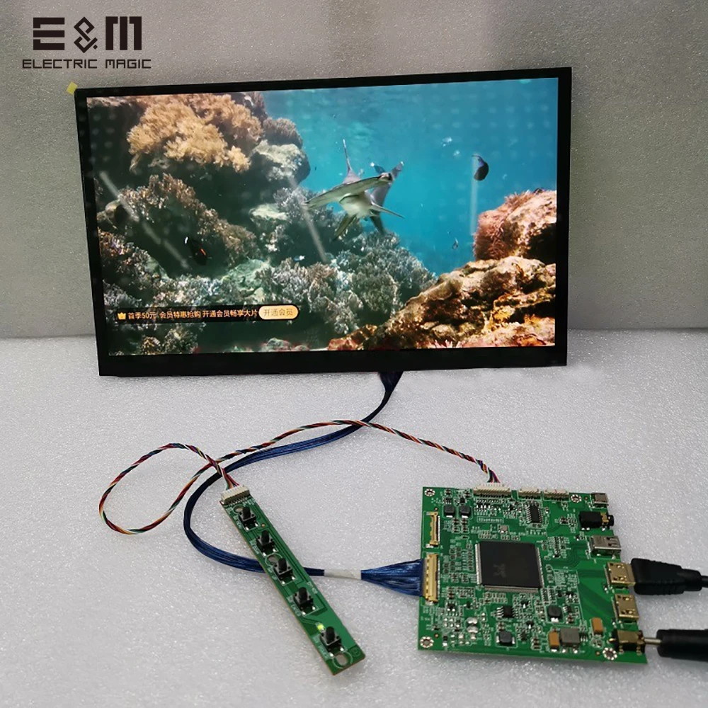 12,5 дюймов 4K UHD lcd DLP 3d принтер SLA ips PC экран УФ отверждения Монитор Проектор дисплей 3840*2160 для Raspberry Pi LQ125D1JW31