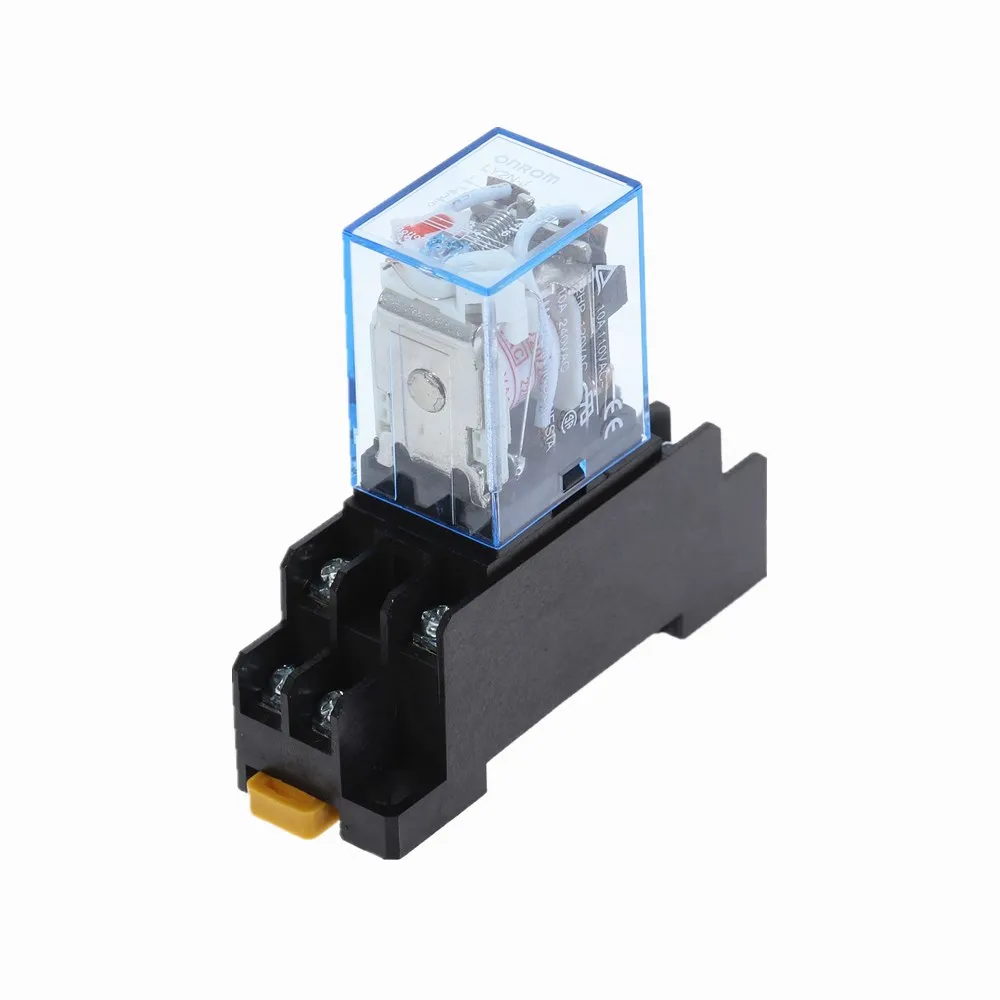 LY2N J реле 12V 24V / AC 110V 220V катушки высокое качество общего назначения DPDT микро мини с