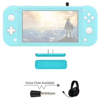 

GuliKit NS07 Pro Wireless Audio Transmitter Route Air Voice Chat USB C Bluetooth Audio Adapter For Nintendo Switch Lite PS4 PC
