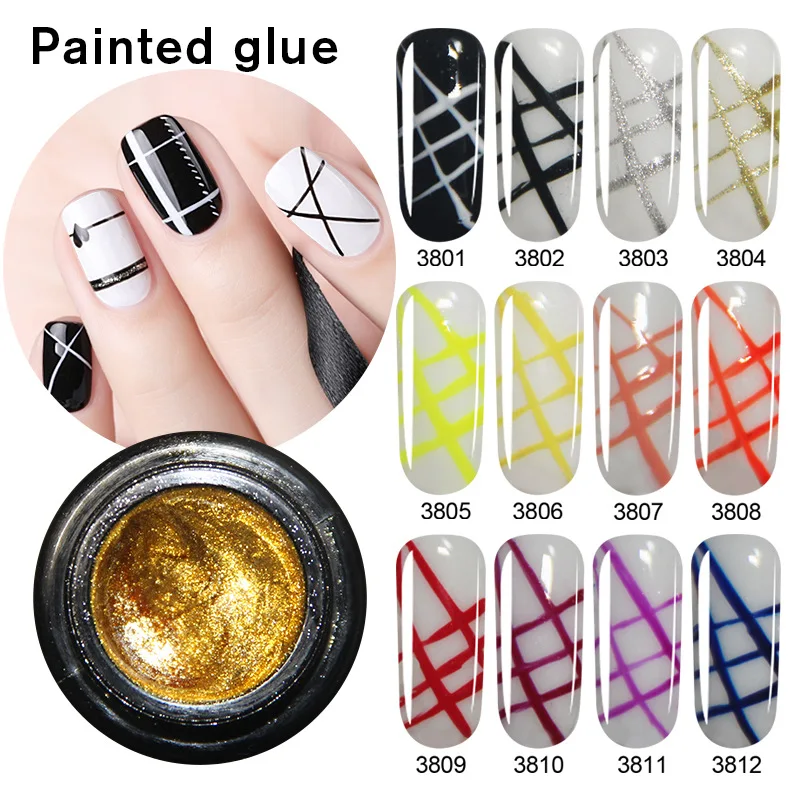

Nail Shop Special Nail Polish Painted Plastic Brushed Plastic Painting Can Draw New Long-lasting Non-marking