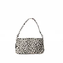 Leopard Pattern Retro Bag Lady In Autumn and Winter of Baguette Bag for Women