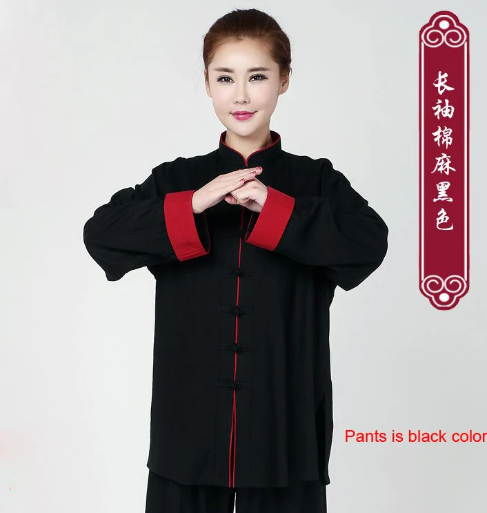 Высокое качество хлопок и лен wushu кунг фу костюмы форма для Тай Чи taijiquan костюм