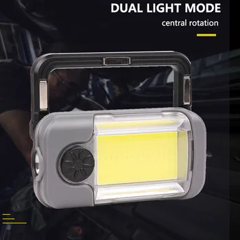 

COB LED Waterproof Work Light 400LM XPG + Outdoor Camping Flashlight with Magnet for Outdoor Car Maintenance Ornaments
