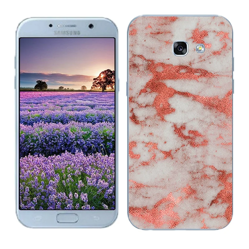 20 Чехлы для телефонов samsung Galaxy A5 A3 мягкие ТПУ Fundas Para Coque DIY окрашенный плотный чехол для телефона Galaxy A7 Shell - Цвет: 20