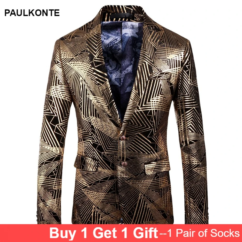 2019 New Low-Key Luxury Blazer Champagne Flash Party Costume Special Occasion Costumes High-End Business Negotiations Dress
