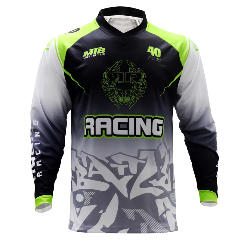 Футболка для мотокросса MTB Jersey Downhil Mountainbike DH MX Motorfiets Kleding Ropa Voor Mannen быстросохнущая