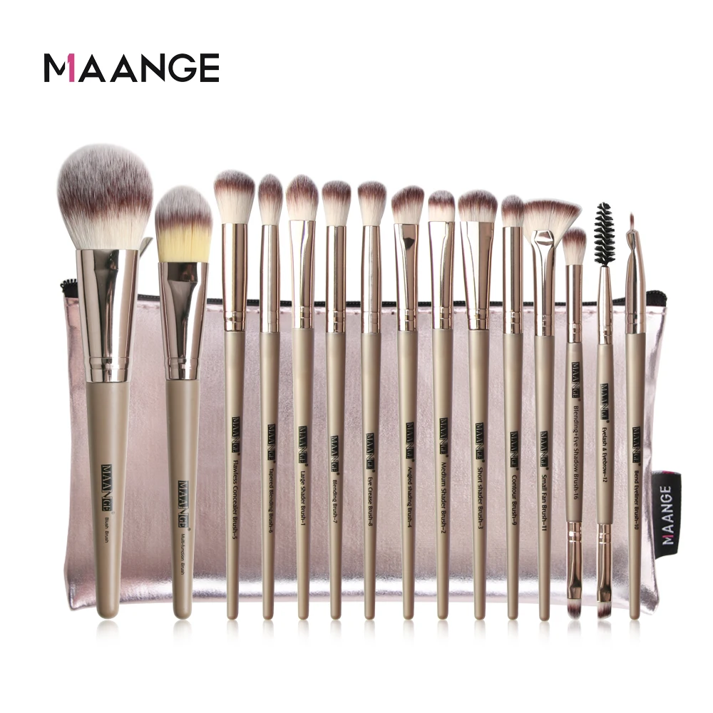 MAANGE Pro 5 20 шт. кисти для макияжа Набор многофункциональный кисть теней нанесения