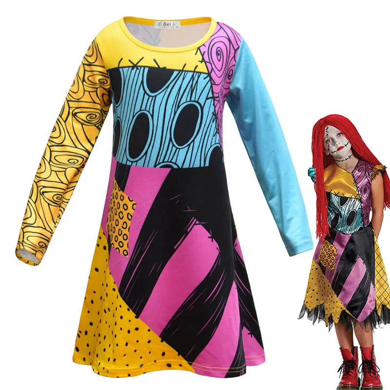 2020 для детей с принтом &quotКошмар перед Рождественская одежда Салли