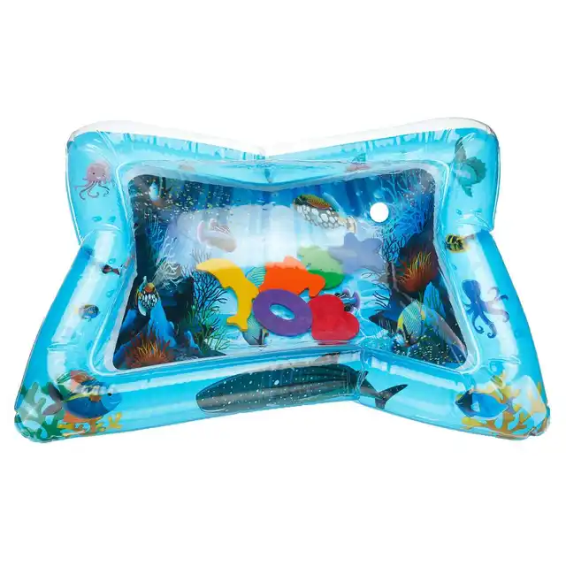 $US $10.35  2 Colors Baby Kids Water Play Mat Toys Inflatable PVC Infant Tummy Time Toddler Activity Play Water