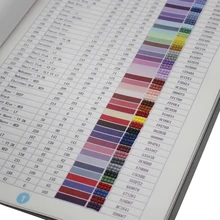 Алмазная живопись полный спектр 447 DMC Алмазная цветная карта Стразы идентификационная карта квадратная/круглая Алмазная