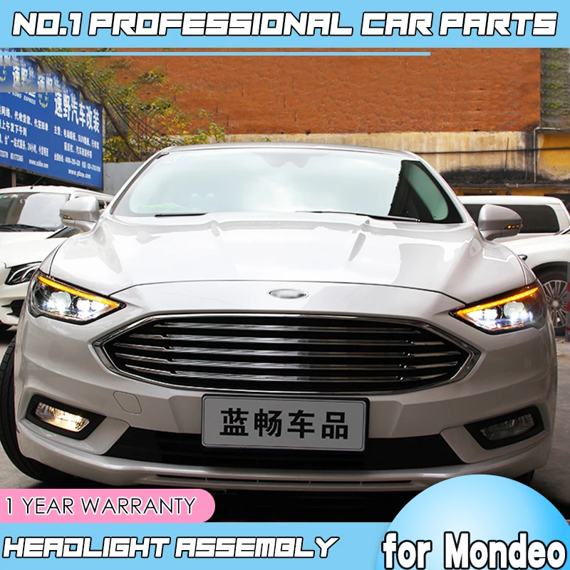 Автомобильные аксессуары для Ford Mondeo светодиодный 2016 2018 фары нового Fusion передняя