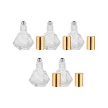 

5Pcs Roll-on Bottl Glass Bottle Subpackaging Bottle Cosmetics Container for Home