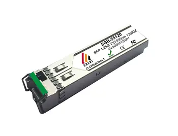 

Wholesale Price For 1.25G Ethernet SFP Transceiver 1550/1490nm 120KM BIDI
