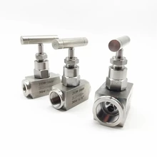 Высокое давление запорный игольчатый клапан 1/" 3/8" 1/" 3/4" " BSP Женский кран 2300 PSI 304 нержавеющая сталь контроль потока
