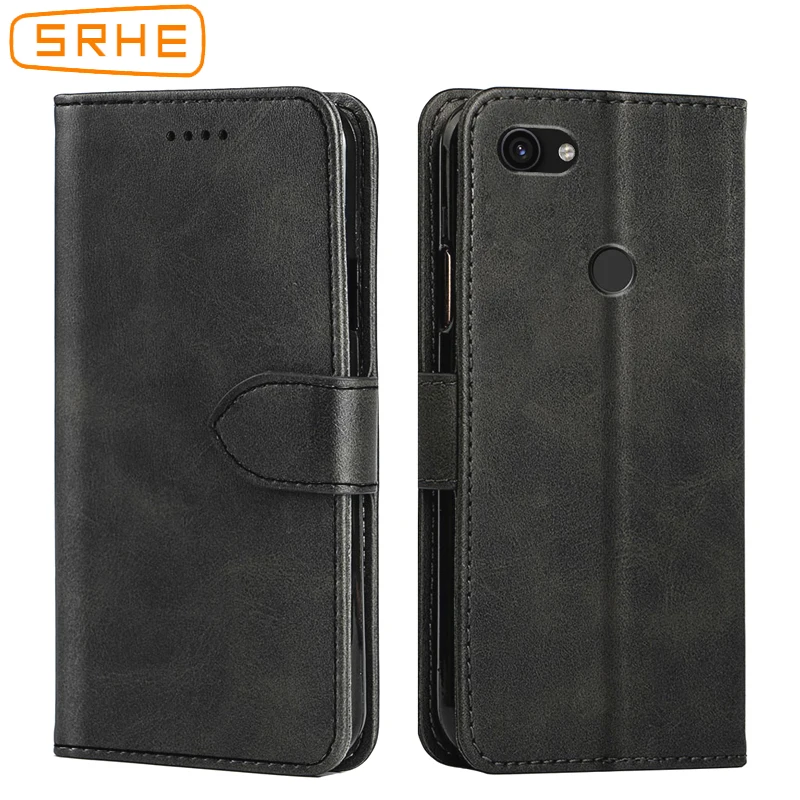 

SRHE Cover For Google Pixel 3A XL Case Flip Leather Silicone Magnet Wallet On Case For Google Pixel 3XL Lite Pixel 3 XL Cover