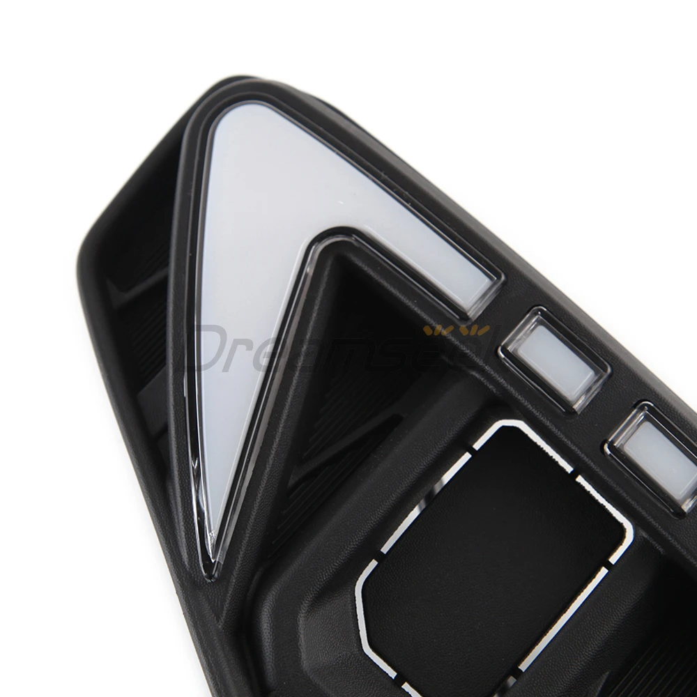 LED DRL Day Light for Nissan NP300 Navara 2021 2022 Daytime Running Light with Dynamic Sequential Turn Signal FK Type