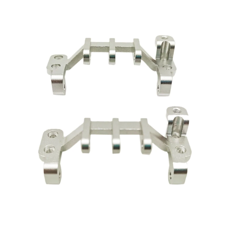 

1 Pair Metal Pull Rod Base Seat for WPL C24 C14 C14K C24K 1/16 RC Car Set (Silver)