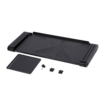 

Multi-functional Aluminium Alloy Compact Foldable Easy to carry Store Adjustable Laptop Stand Desk Table