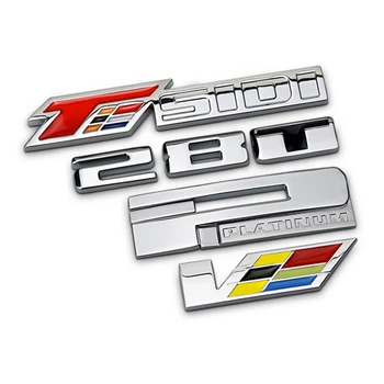 

1Pcs 28T SIDI Platinum V Speed Badge Car Rear Trunk Lid Sticker Emblem For Cadilla XT5 XTS ATSL CT6 SRX SLS CTS