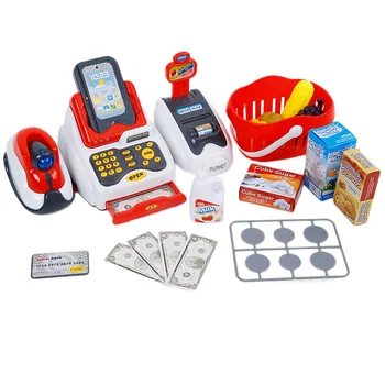 

Children Classic Supermarket Cash Register Kits Pretend & Play Toys For Kids Logical Thinking Ability Development