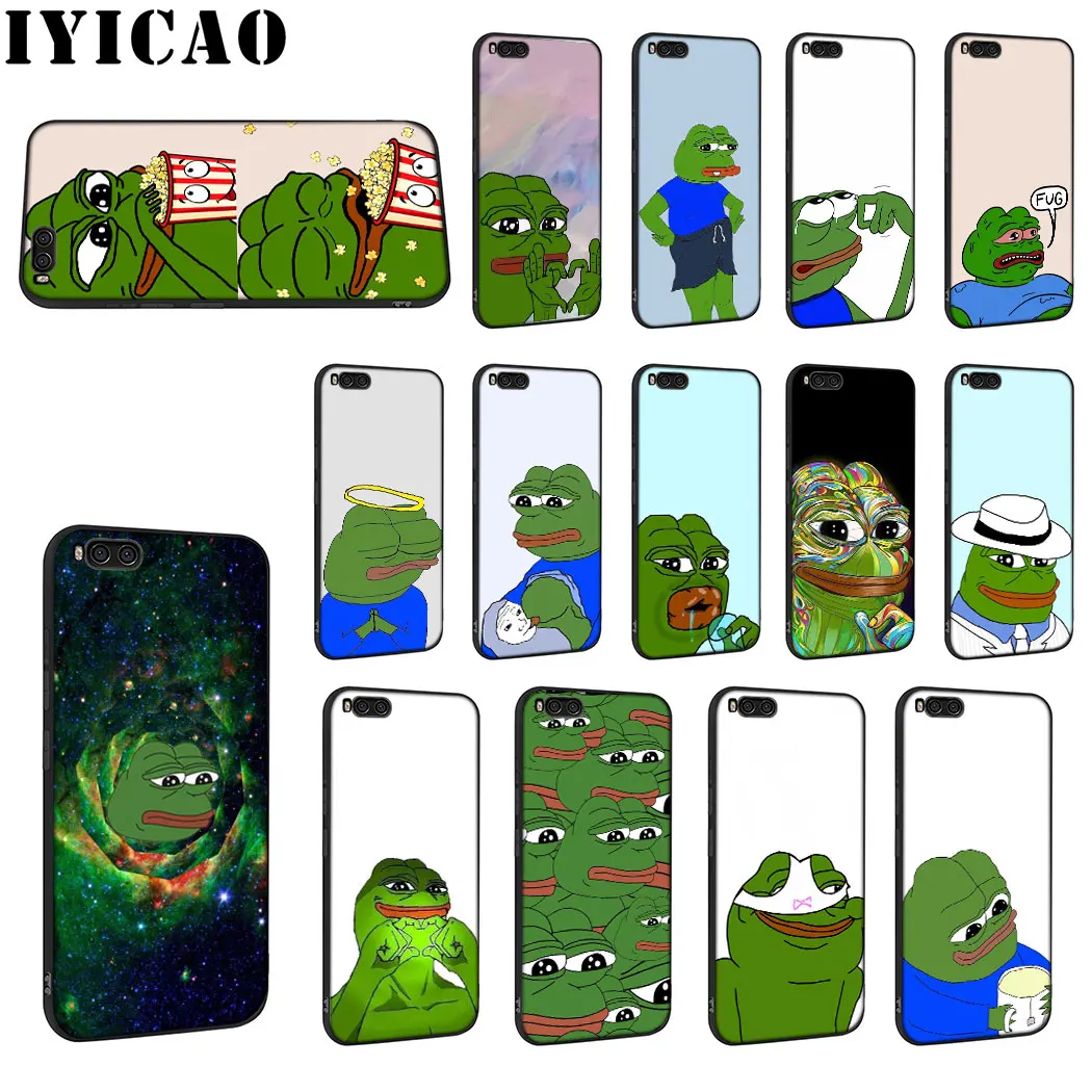 В мем лягушка pepe мягкий чехол для Xiaomi mi 9 8 6 A2 Lite A3 9T Pro A1 F1 макс 3 2S CC9E 8SE