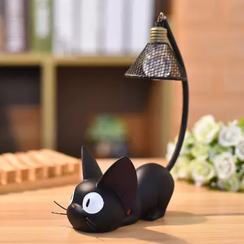 

Creative Magic Jiji Cat Night Light Home Resin Crafts Ornaments Home Desktop Decoration Ornaments