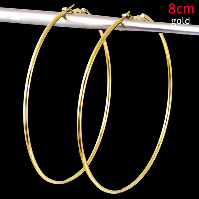 Big Hoop Earring Crystal Circle Earrings for Women Girls Rhinestone Round Earring Jewelry  Valentine's Day Gift