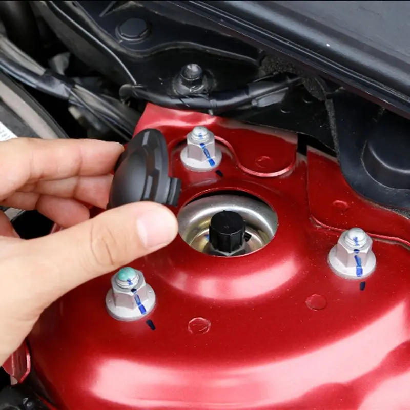 Shock Absorber, Shock Absorber Protector-2PCS Car Shock Absorber Trim Protection Cover for Mazda 3 CX-5 CX-4 CX-8