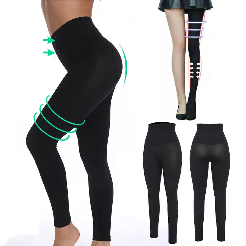 Shapewear Compression Leggings Anti Cellulite Leg Slimming Body Shaper High Waist Tummy Control Panties Thigh Sculpting Slimmer Control Panties Aliexpress