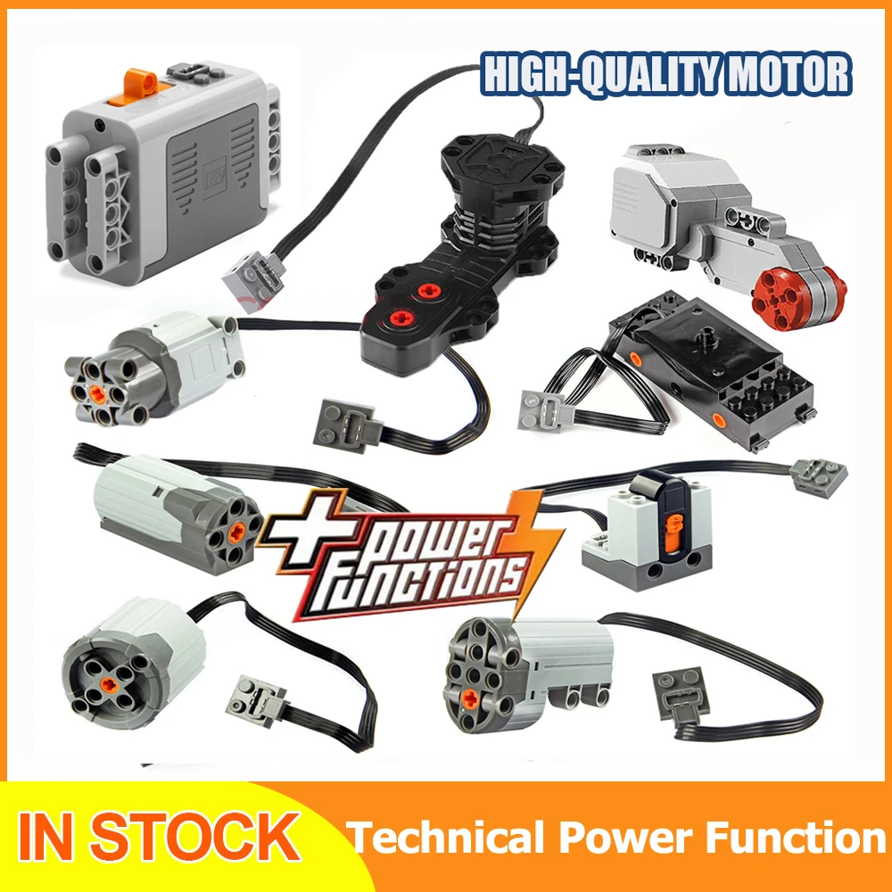 

High-tech parts ev3 motor multi power functions tool servo blocks train 8293 8883 motor PF model sets moc