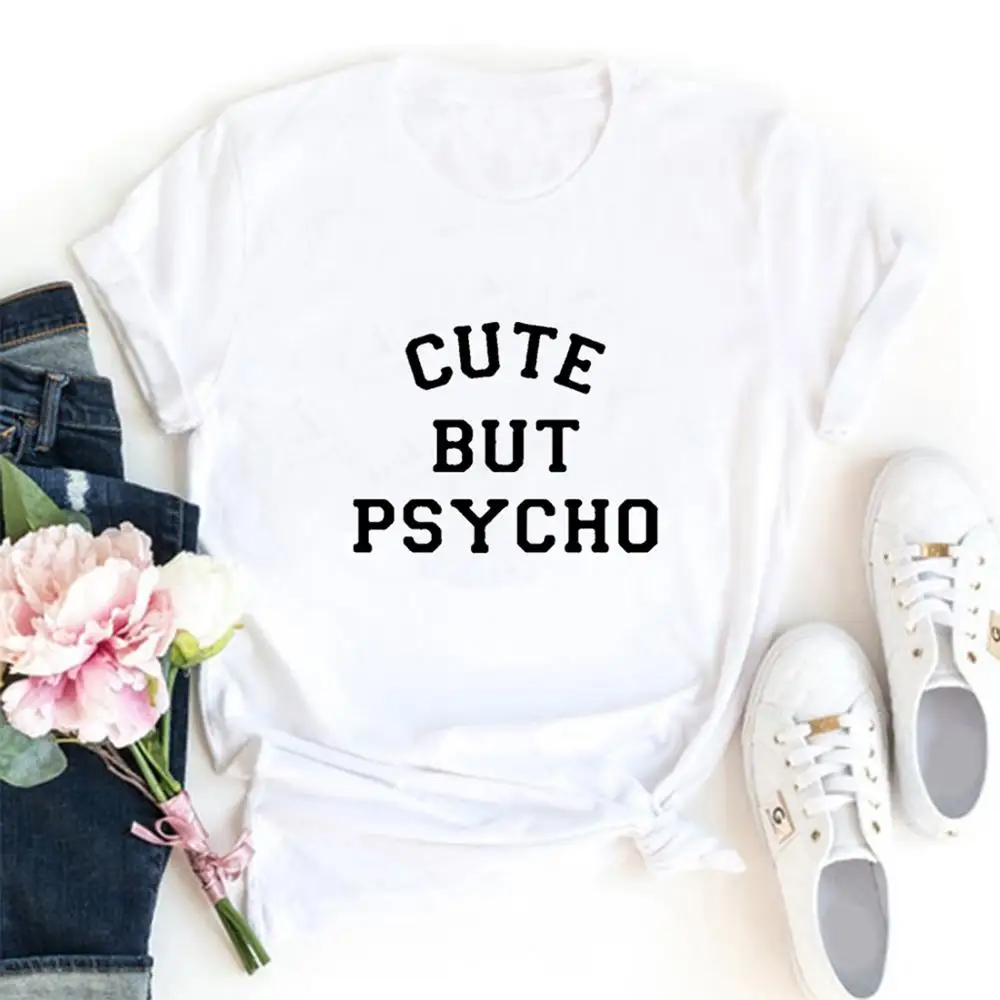 Женская футболка белая Camiseta Mujer милая но забавная женский топ летняя Femme с