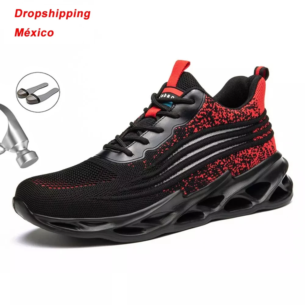 Shoe Steel-Toe Work-Sneakers Light-Work Male Breathable Anti-Puncture