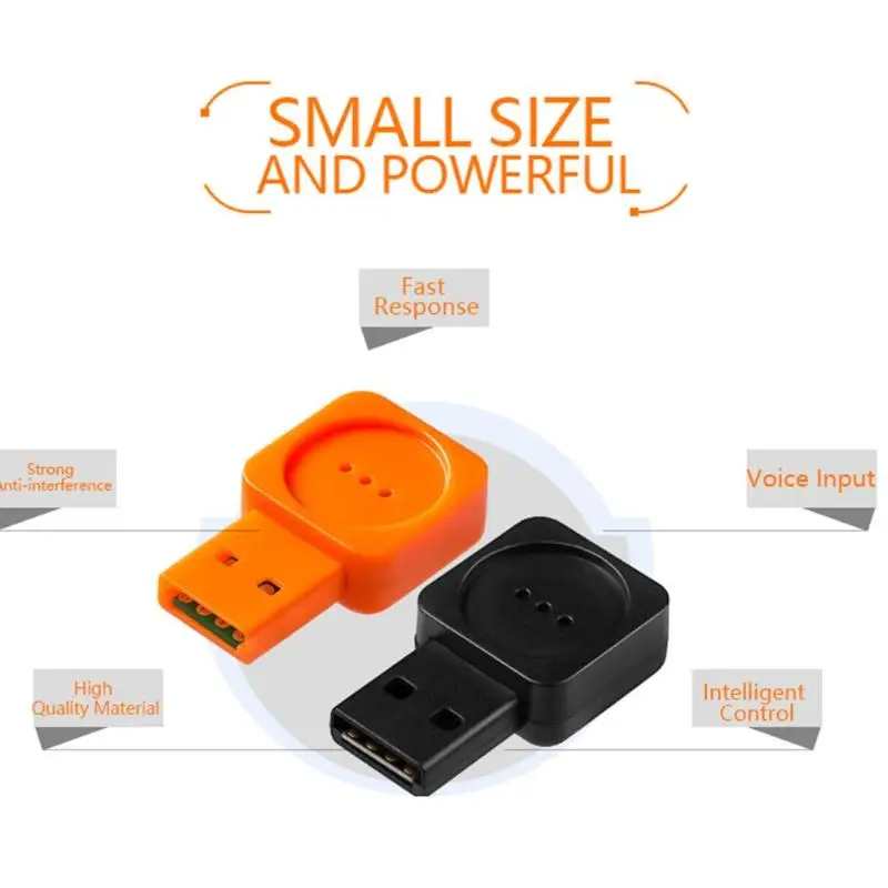 AI Smart USB микрофон Портативный всенаправленный звук студия речевой микрофон Голосовое управление вход перевод аудио адаптер