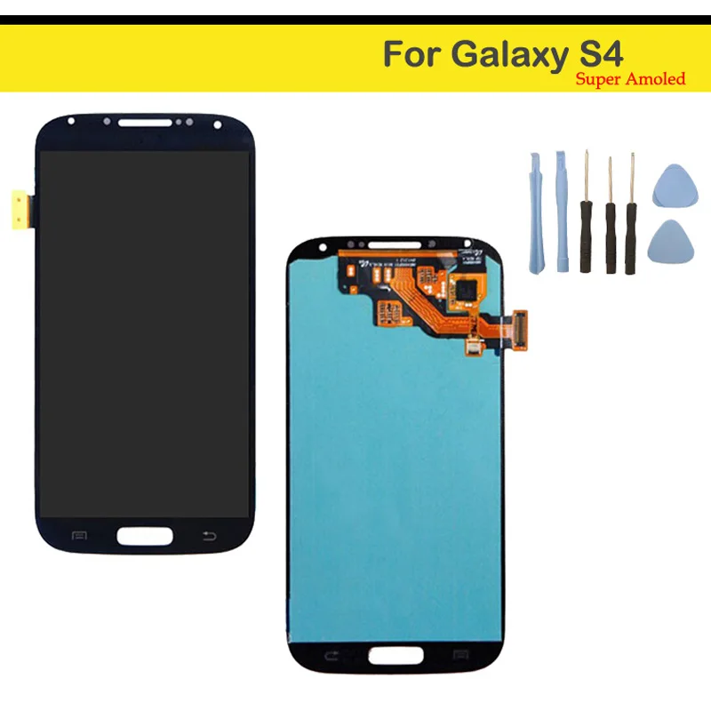 

Super Amoled for Samsung Galaxy S4 i9500 i9505 lcd screen display Touch Screen Digitizer Assembly Tested Lcd for Galaxy S4 i337