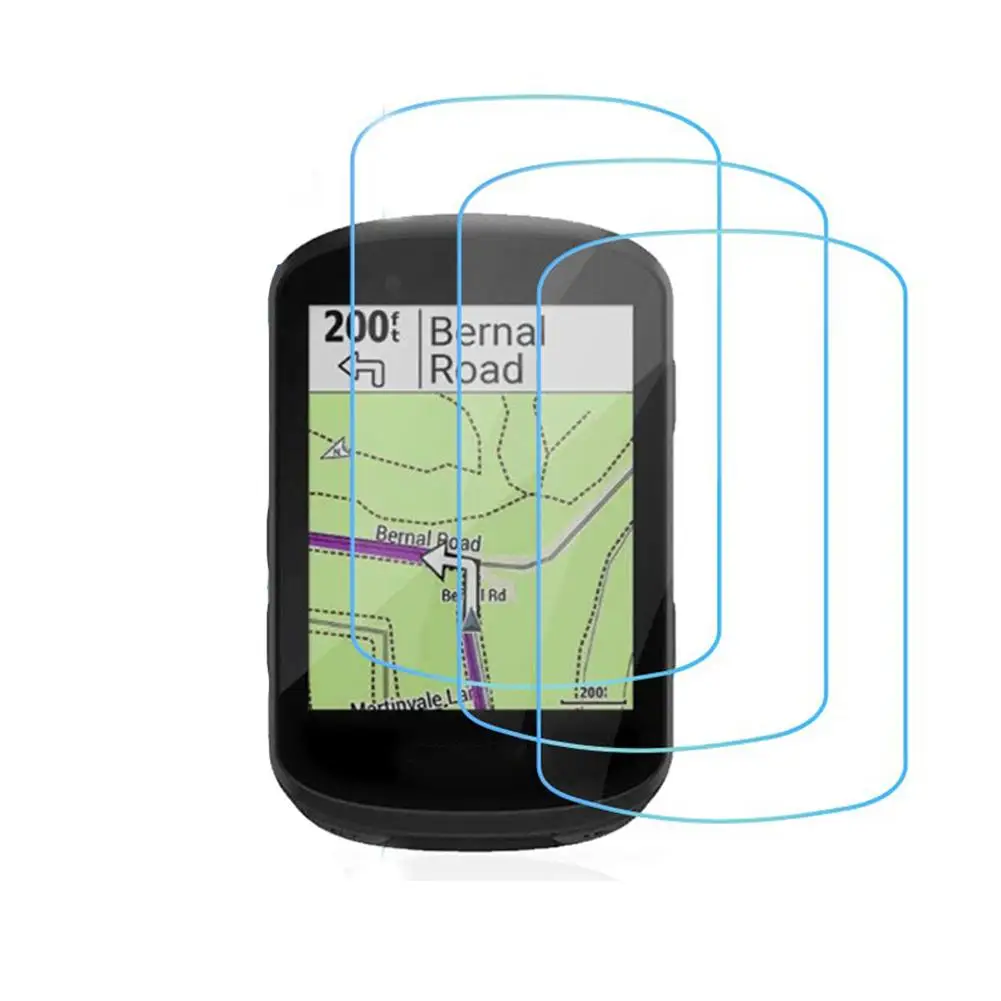 Garmin Edge 130 GPS 자전거 스톱워치 화면 보호 필름 액세서리 용 3Pcs 강화 유리, 510 530 820