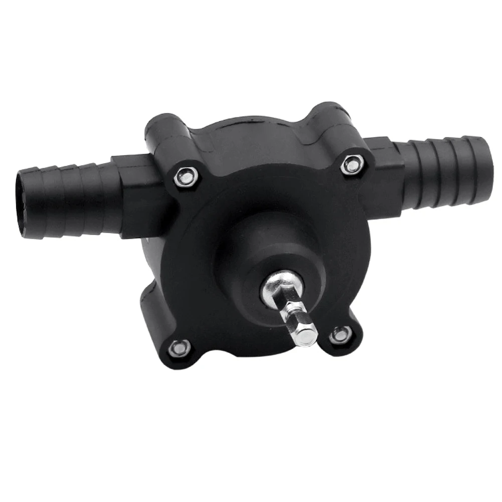 

Hugwit Transfer Water Pump 120W-650W Portable Round Shank Heavy Duty 20-40L/H Self-Priming Hand Electric DC Drill Pump Silent