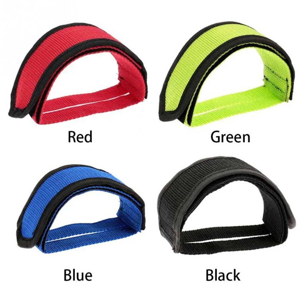 2pc Nylon Bicycle Pedal Straps Toe Clip Strap Belt Adhesivel Bicycle